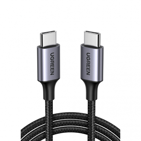 UGREEN USB-C / USB-C Braided Nylon 1M Cable Black