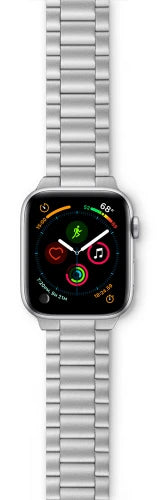 Epico Apple Watch 42/44/45 mm - metal band, Silver