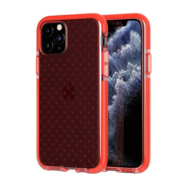 Tech21 iPhone 11 Pro / X / XS Case Evo Check Rugged Coral