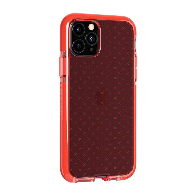 Tech21 iPhone 11 Pro / X / XS Case Evo Check Rugged Coral