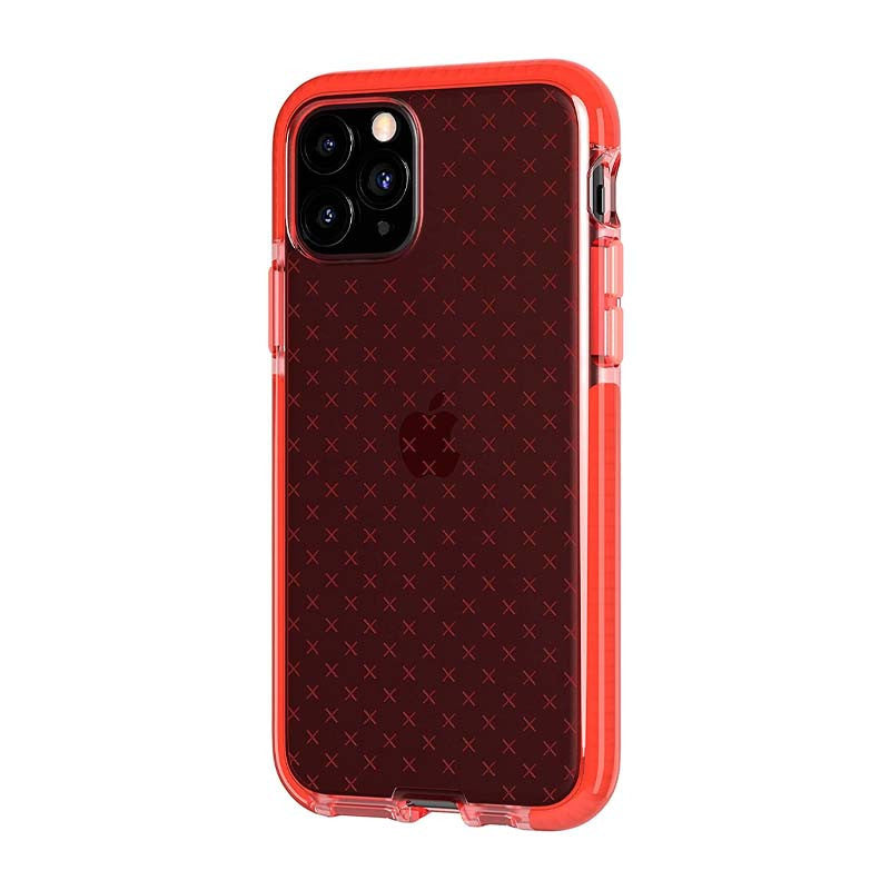 Tech21 iPhone 11 Pro / X / XS Case Evo Check Rugged Coral