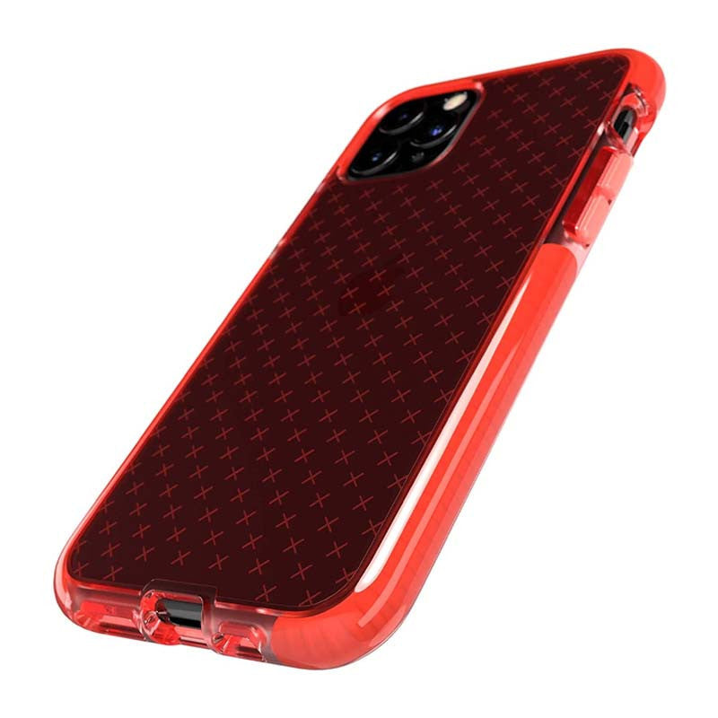 Tech21 iPhone 11 Pro / X / XS Case Evo Check Rugged Coral