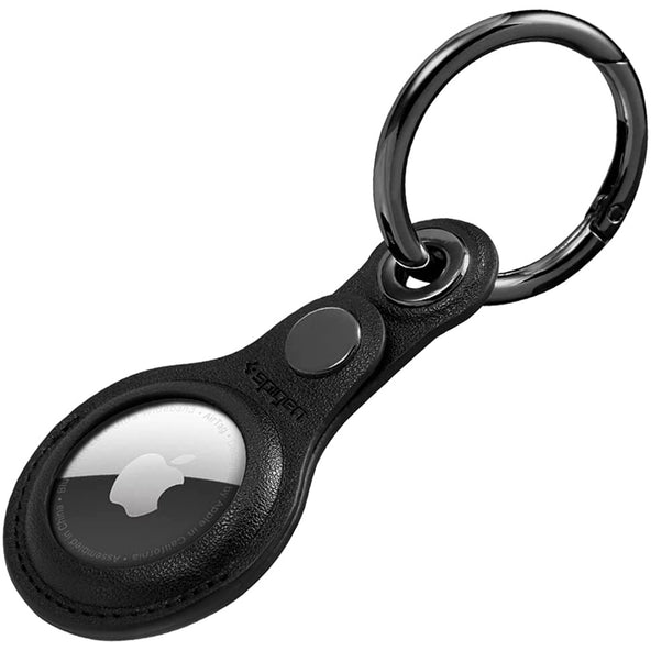 Spigen Apple AirTag Valentinus Case - Black w/ KeyRing