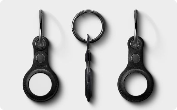 Spigen Apple AirTag Valentinus Case - Black w/ KeyRing