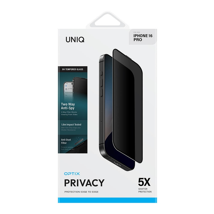 Uniq Optix iPhone 16 Pro Screen Protector - Privacy