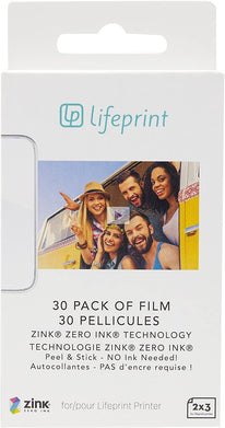 30 pack of film for Lifeprint Augmented Reality Photo AND Video Printer