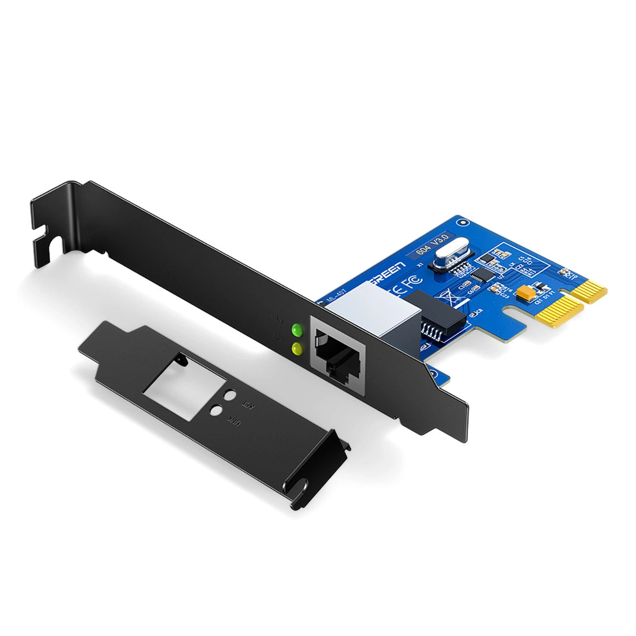 UGREEN Gigabit 10/100/1000Mbps PCI-E Network Adapter - Black