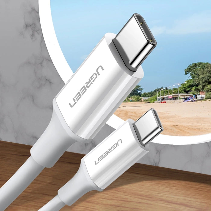 UGREEN Type C to Type C Cable, 60W, 2m White