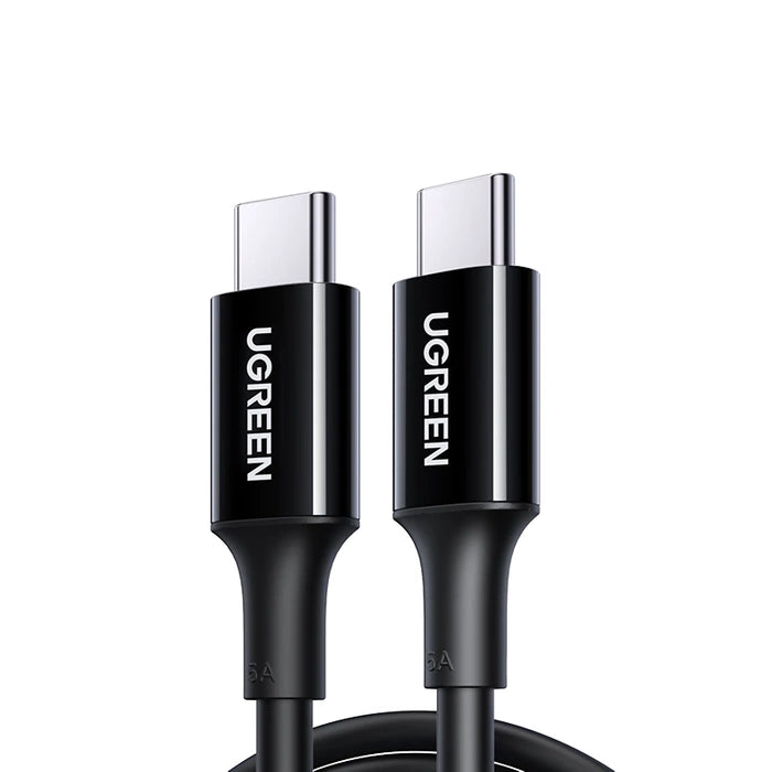 UGREEN US300 USB-C cable to USB-C, 100W, 5A, 1m Black
