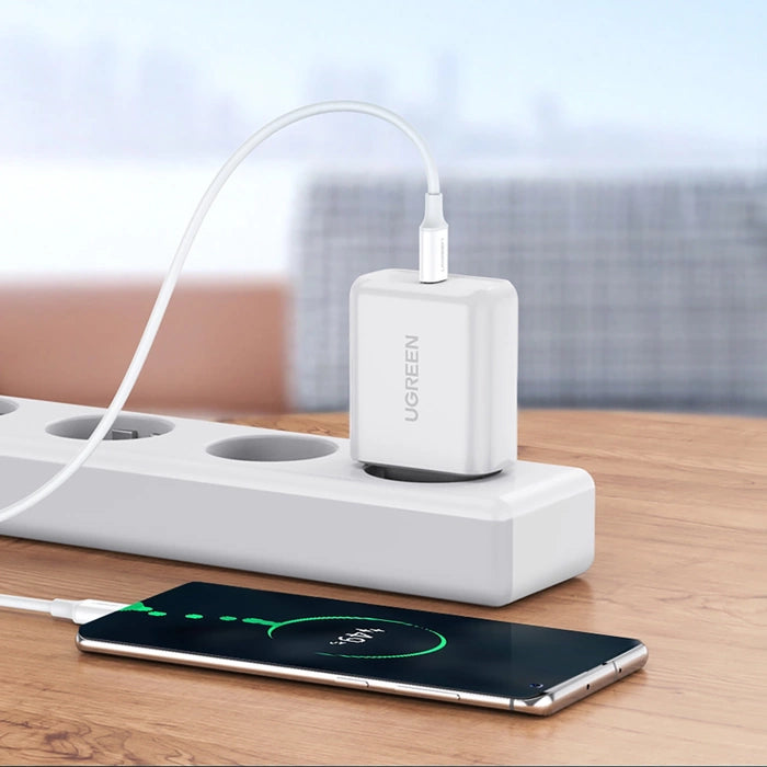 UGREEN USB-C / USB-C PD QC AFC Cable 1m - White