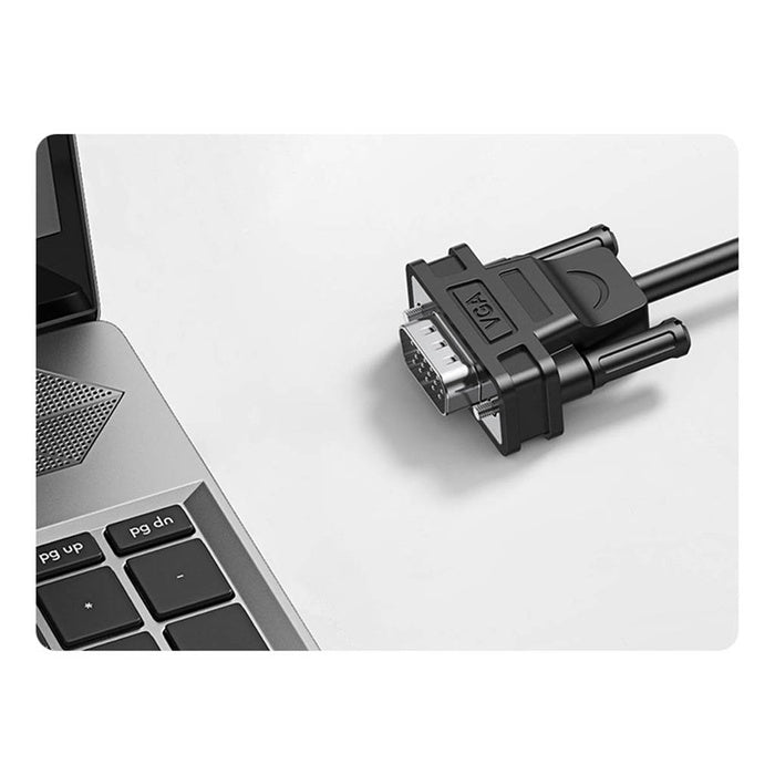 UGREEN Cable Adapter Cable VGA (Male) - Hdmi (Female) 0.15m Black