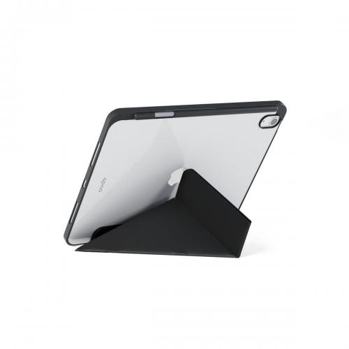 Epico 10.9 Inch Apple iPad 2022 Flip Tablet Case Black and Clear