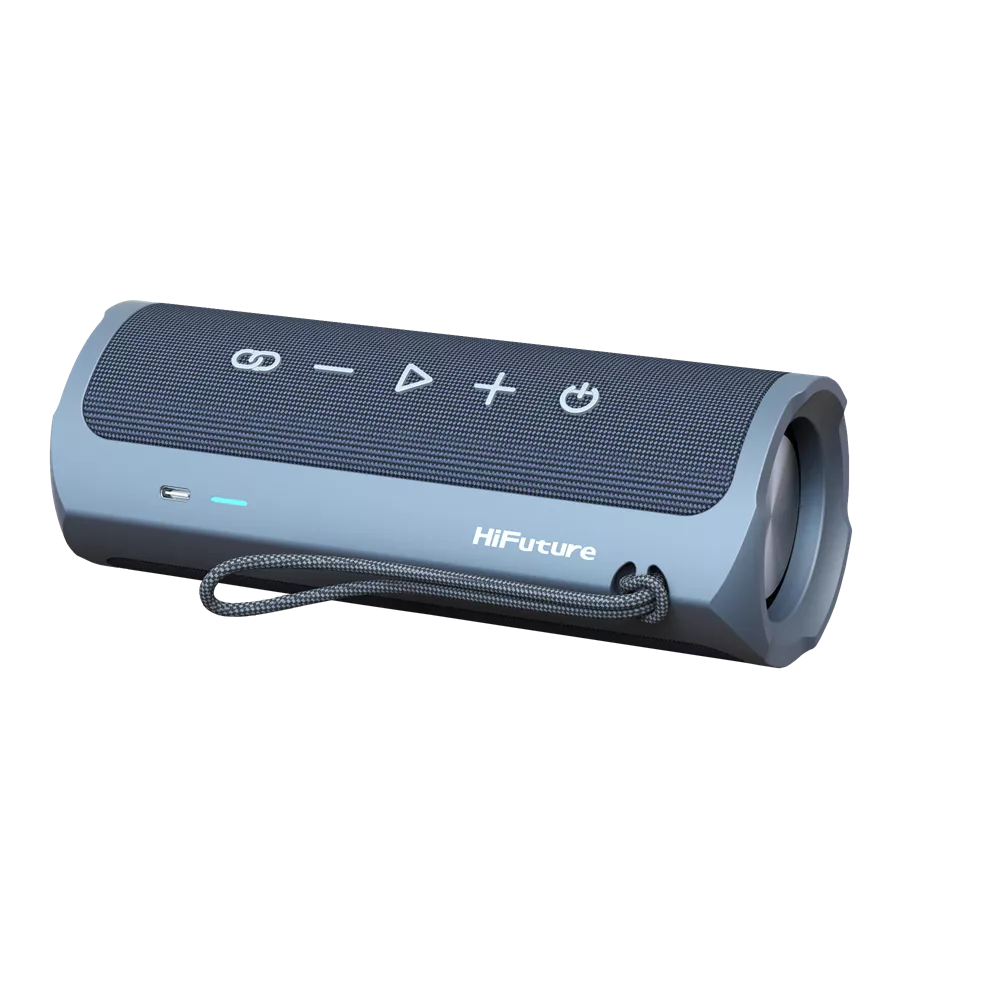 HiFuture - Ripple - 30W Waterproof Bluetooth Speaker - Blue