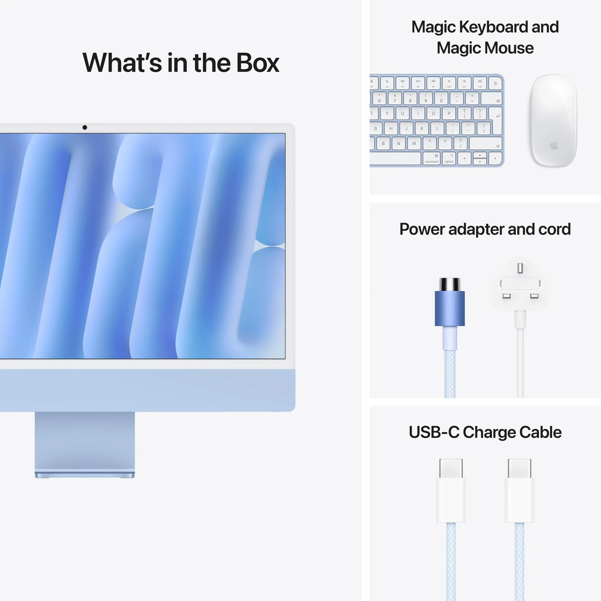24-inch iMac with Retina 4.5K display M4 chip with 8-core CPU and 8-core GPU Standard Glass