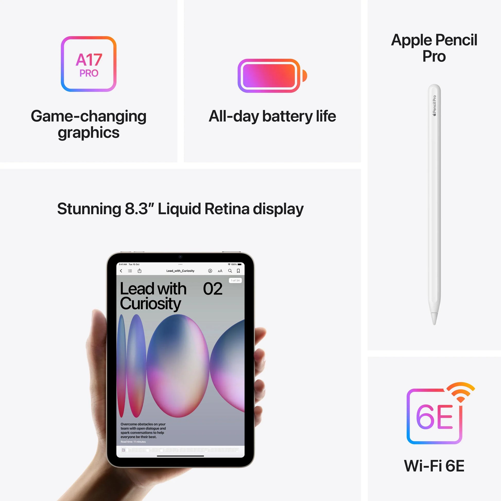 Apple iPad mini 7th generation A17 Pro Chip