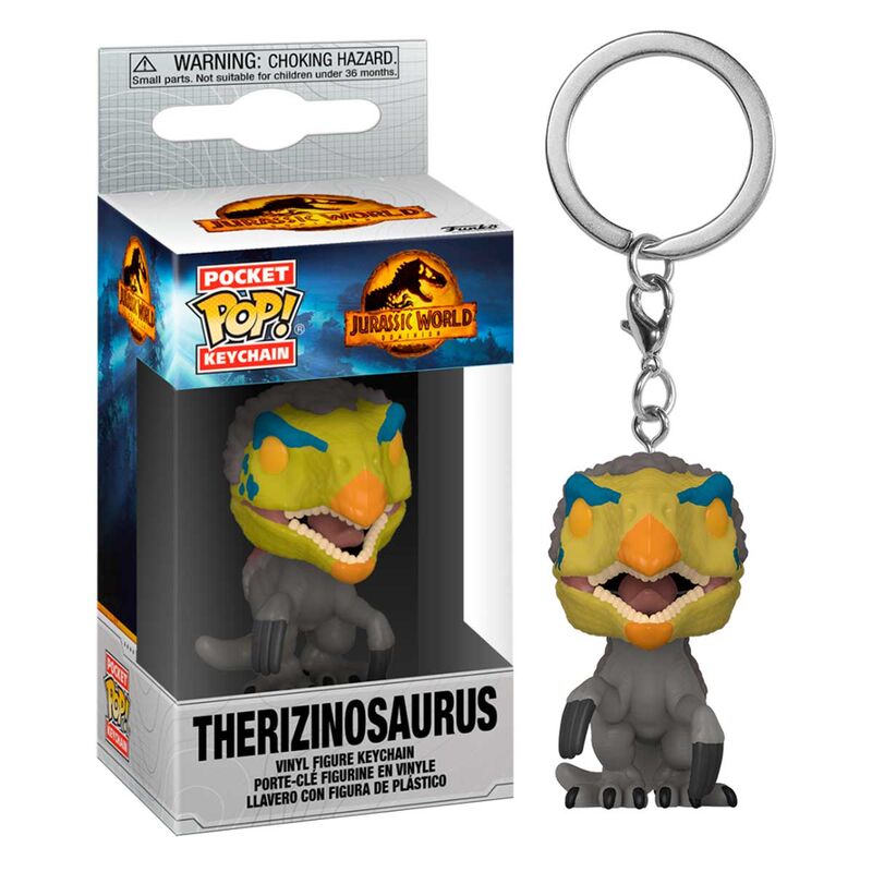 Funko Pocket Pop! Movies: Jurassic World Dominion – Slasher Dino (Therizinosaurus) Keychain