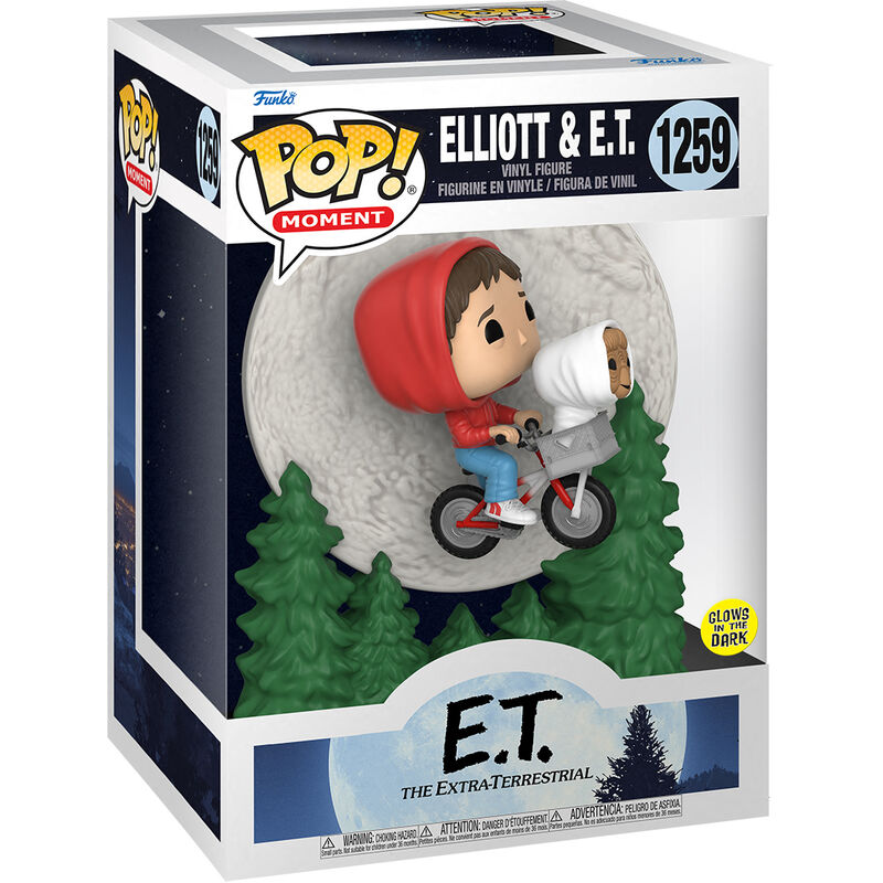 Pop! Moment: E.T. 40th Anniversary – Elliott and E.T. Flying (Glow-in-the-Dark)