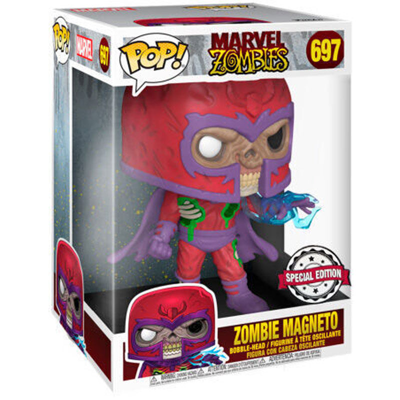 Funko Pop! Marvel Zombies – Magneto Zombie 10" Vinyl Figure (Walmart Exclusive)