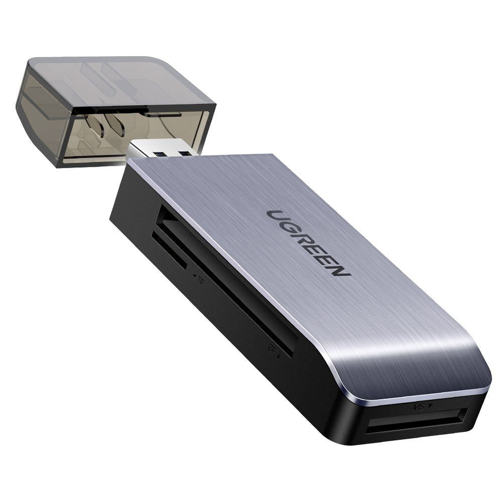 UGREEN USB C SD Card Reader 4-in-1 Memory Card Adapter Grey