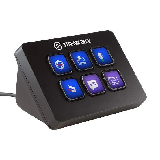 Elgato Stream Deck Mini - Live Content Creation Controller with 6 customizable LCD keys, for Windows 10 and macOS 10.11 or later & Wave Pop Filter: Anti-Plosive Noise Shield Eliminates Pops and Hisses