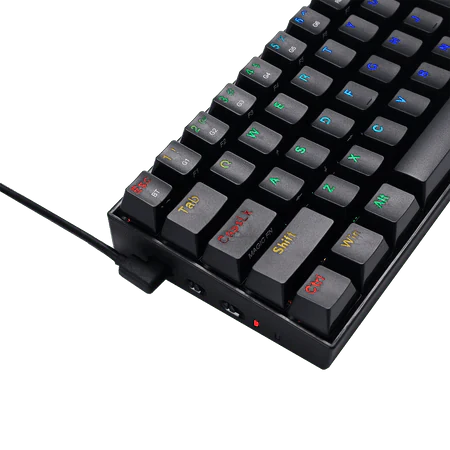 Redragon K530 Draconic 60% Compact RGB Wireless Mechanical Keyboard, 61 Keys Bluetooth Gaming Keyboard