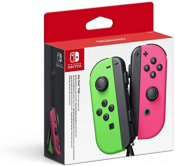 Joy Con Pair Green and Pink for Nintendo Switch