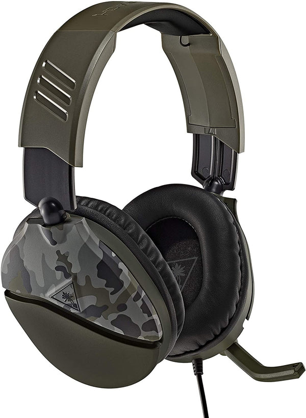 Turtle Beach Recon 70 Green Camo Gaming Headset - Xbox One, PS4, PS5, Nintendo Switch, & PC