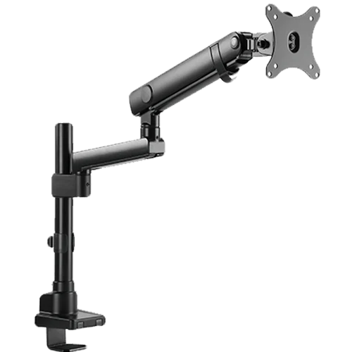 Twisted Minds Single Monitor Aluminum Slim Pole-Mounted Spring-Assisted Monitor Arm