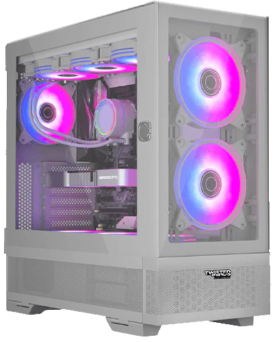 Twisted Minds Minimalist-04 Mid Tower Gaming Case White