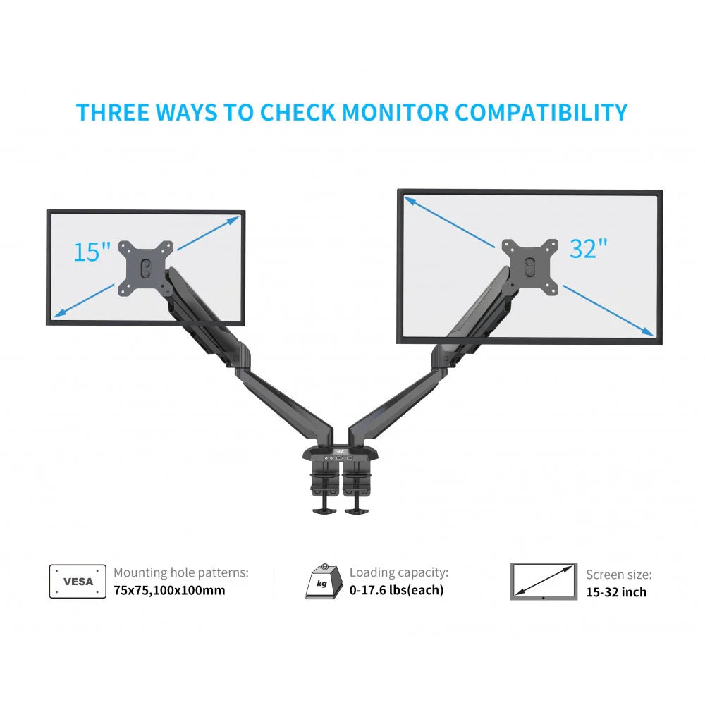Devo Gaming Monitor Arm - 2 Arms
