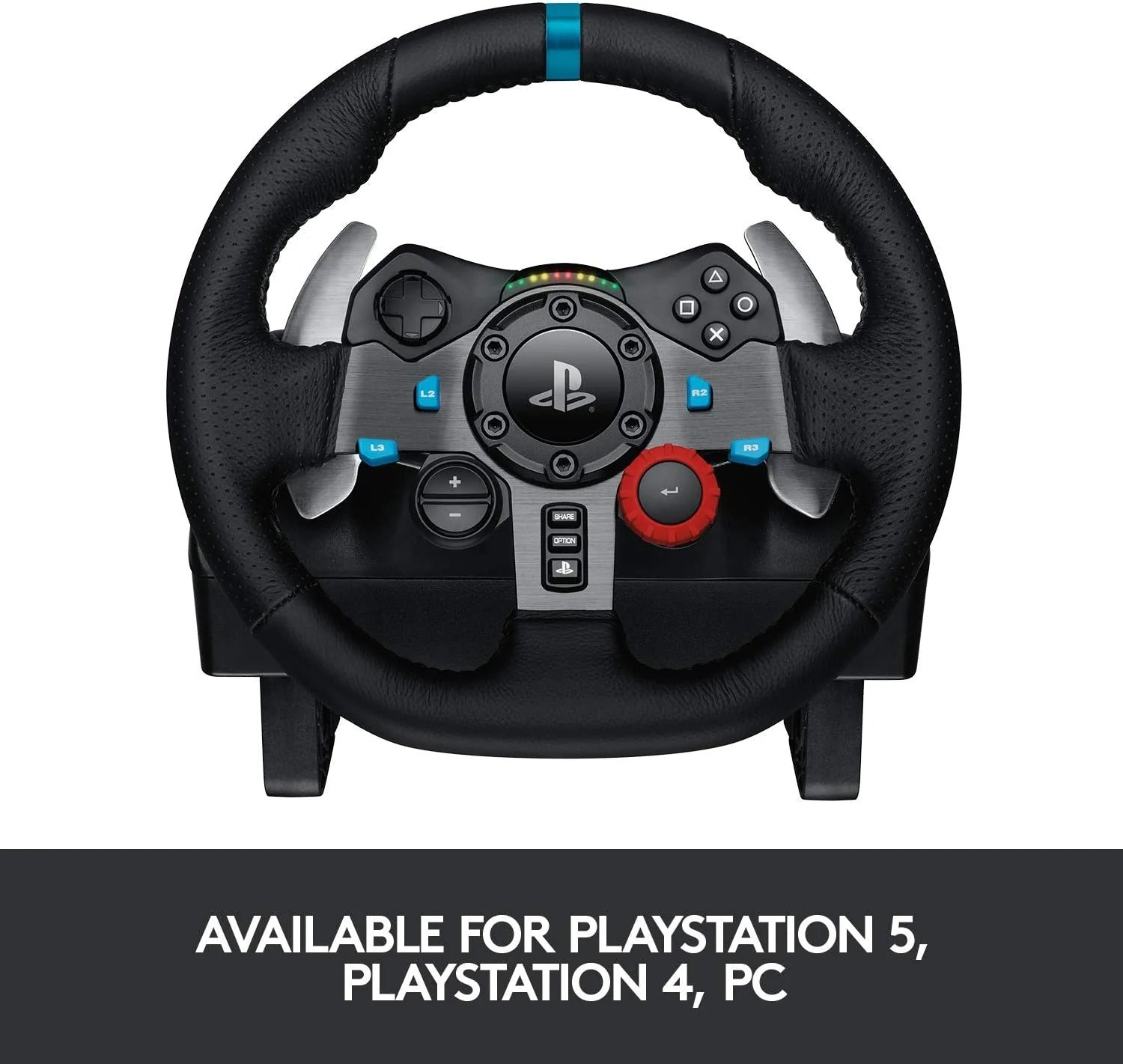Logitech G29 Driving Force Racing Wheel and Floor Pedals for PS5, PS4, PC, Mac - Black