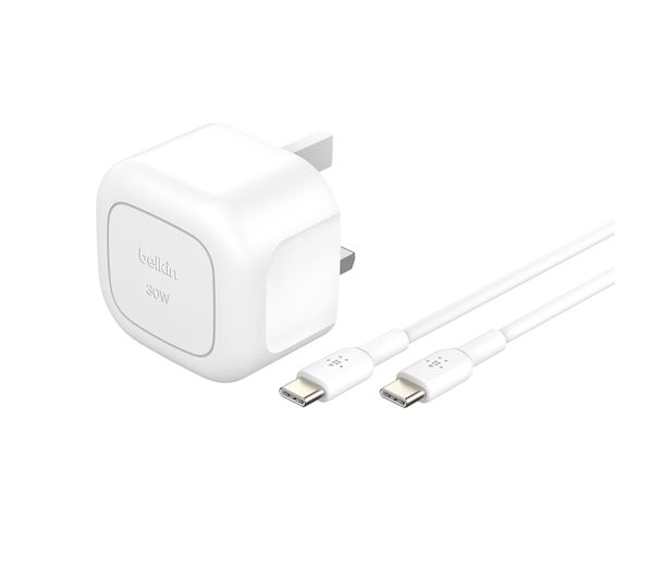 شاحن حائط BELKIN Boost Charge 30 W USB Type-C أبيض