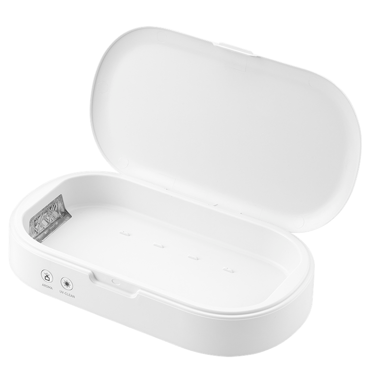 Momax UV Sanitizing Box for Phones, Bluetooth Headsets, and Jewelry
