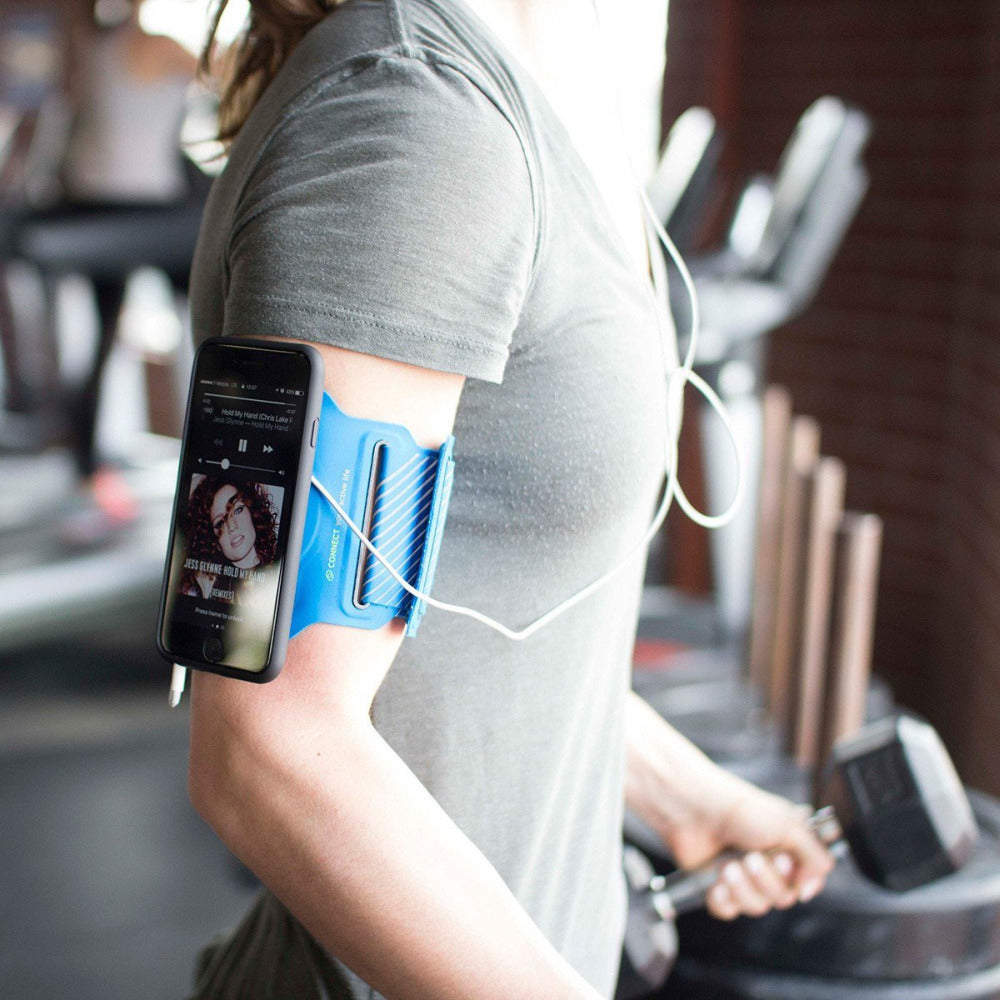 سوار SP Connect Fitness لأجهزة iPhone 5/5s/SE مع جراب