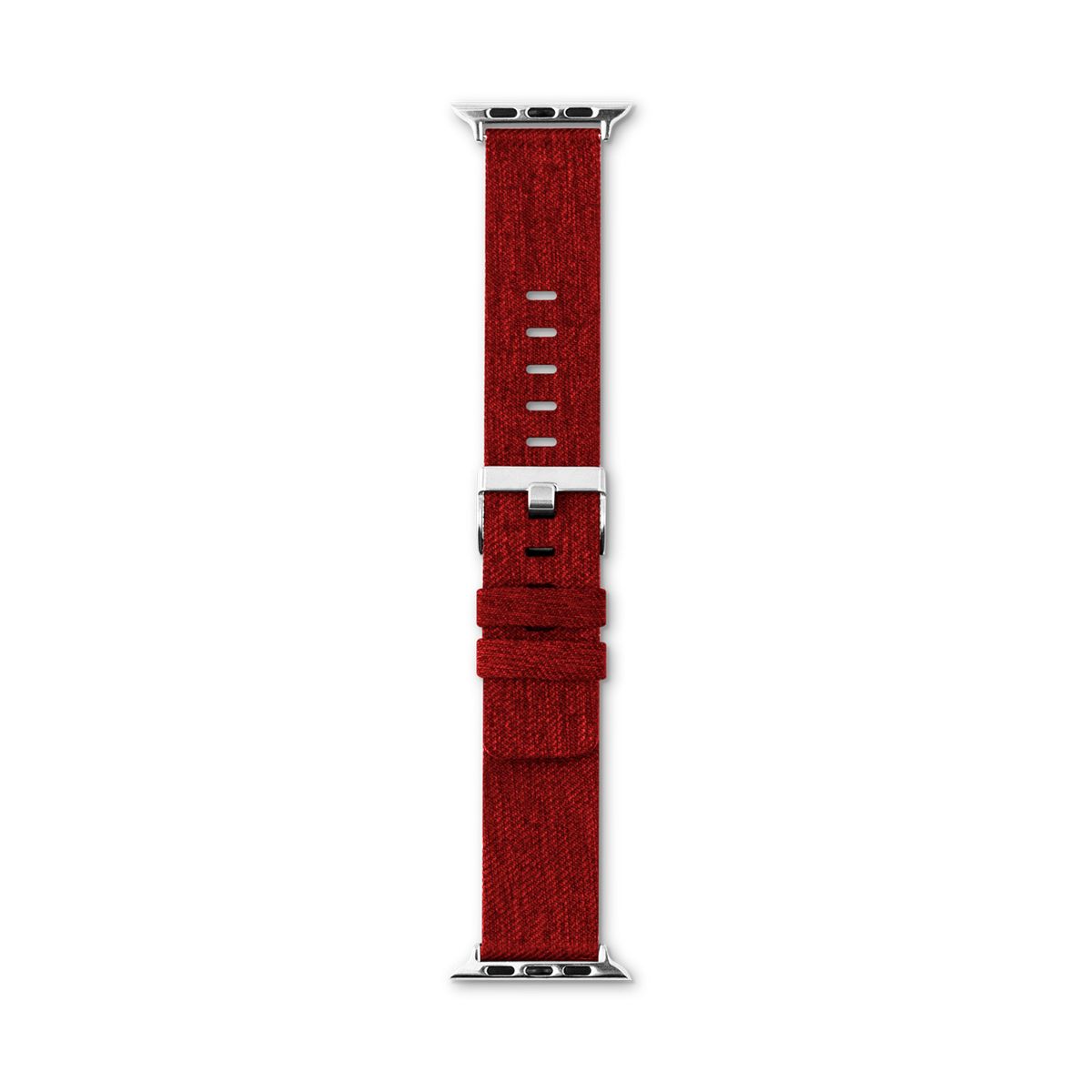 EPICO – Canvas strap - 44mm, red