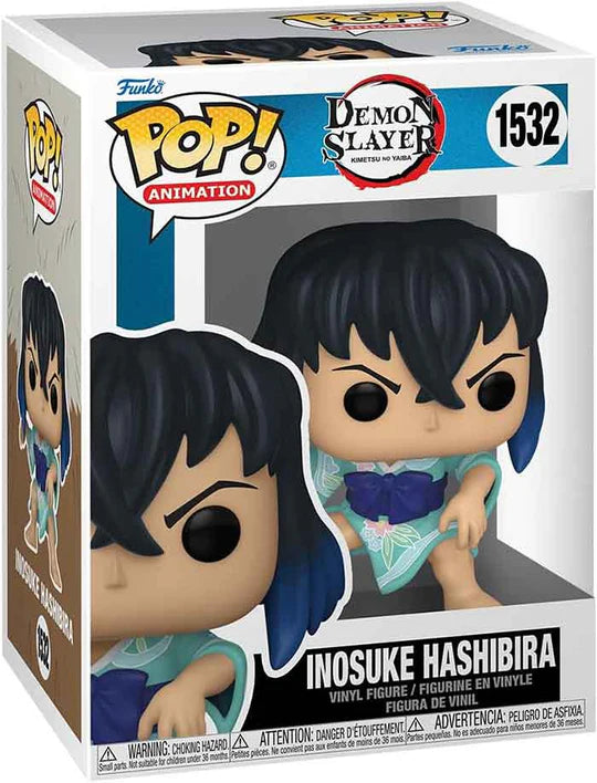 Pop! Animation: Demon Slayer – Inosuke (Kimono) Vinyl Figure