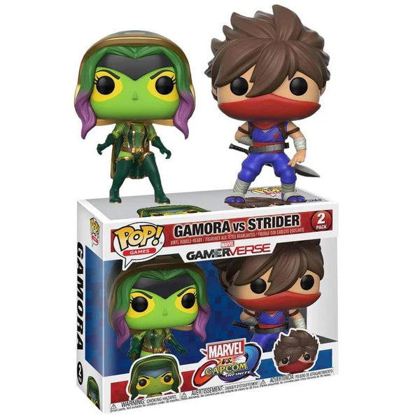 Pop! Games: Marvel vs. Capcom – Gamora vs. Strider 2-Pack