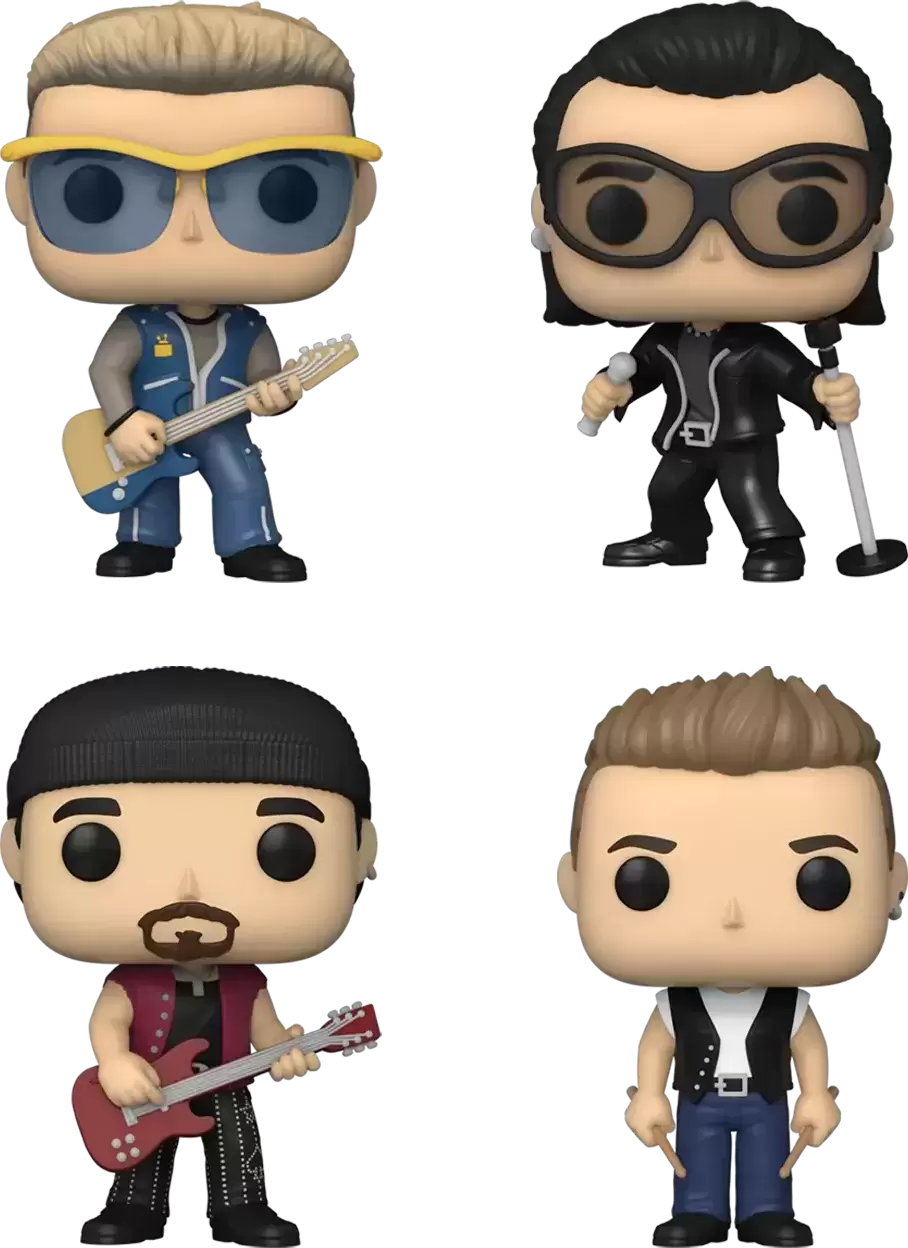 Pop! Rocks: U2 – Zoo TV 4-Pack (Exclusive)