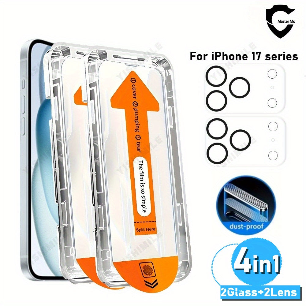 4in1 iPhone HD Screen  Lens Protector Kit