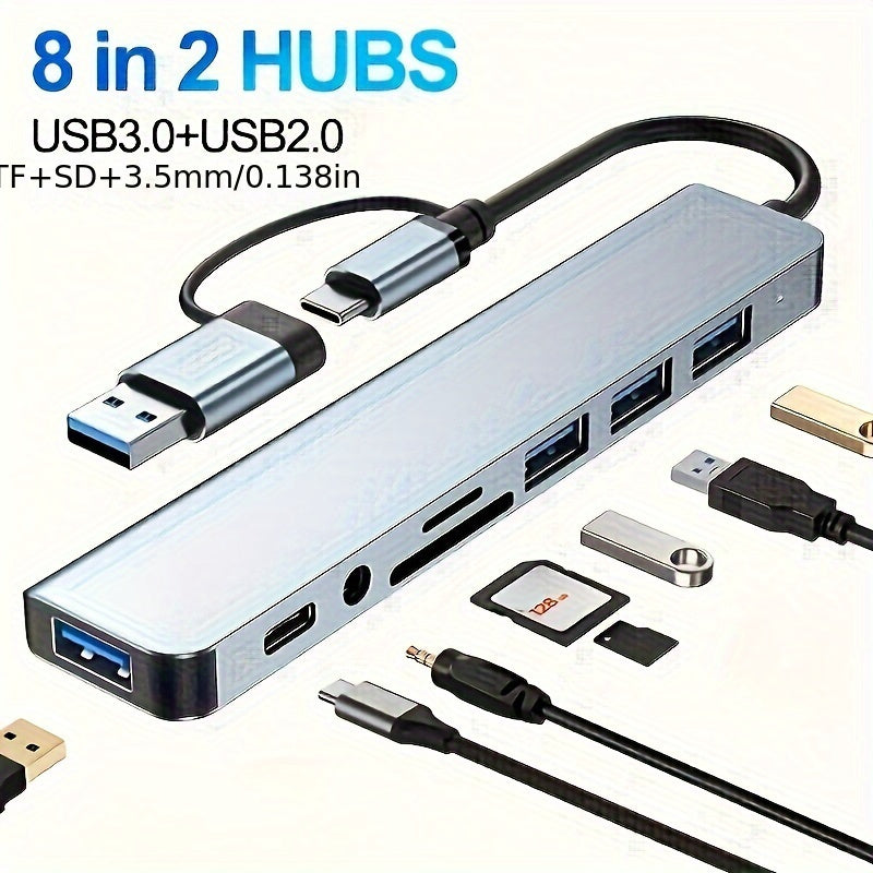 8in1 USB Hub Tablet Audio  MultiPort Adapter