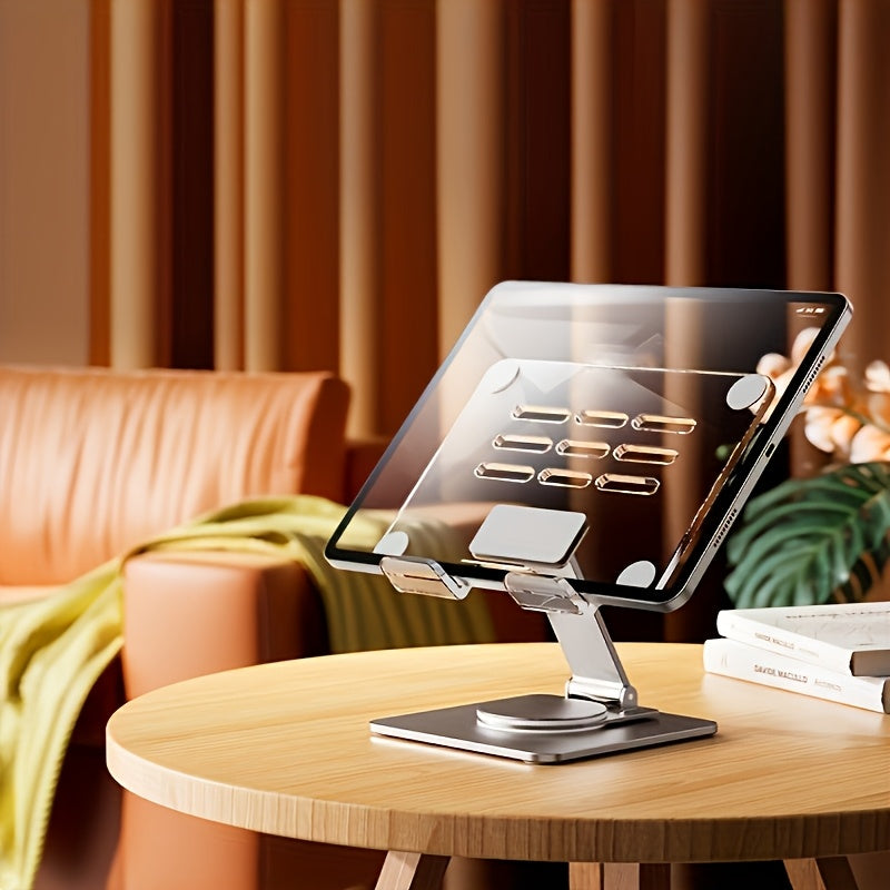 Rotating Acrylic Tablet Stand Foldable Portable MultiAngle Viewing