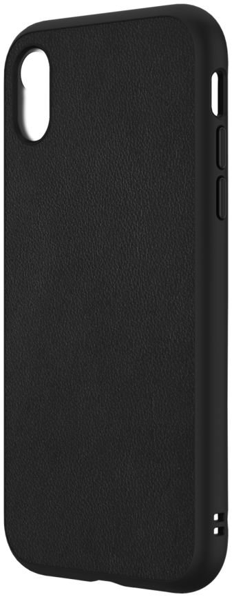 RhinoShield SolidSuit Black Leather iPhone XR Case