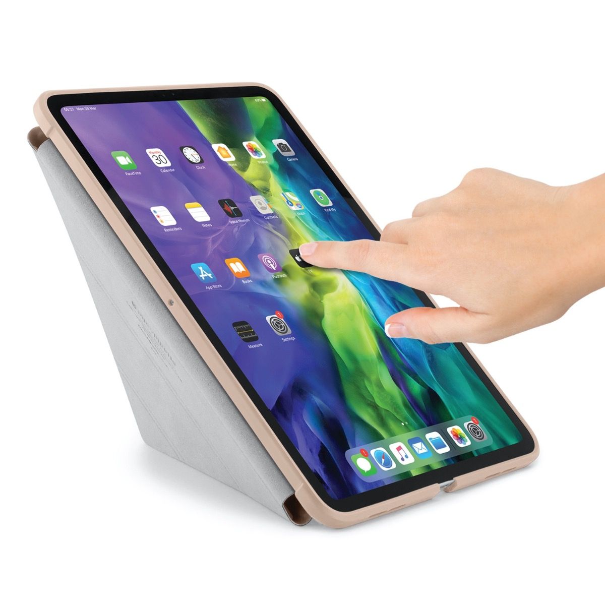 Pipetto Origami Case for iPad Air 4 10.9" (2020) - pink