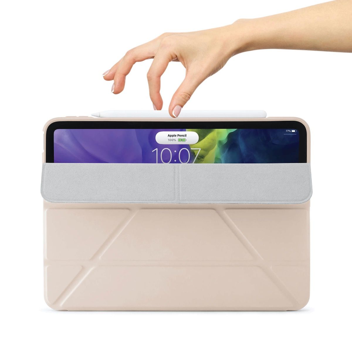 Pipetto Origami Case for iPad Air 4 10.9" (2020) - pink
