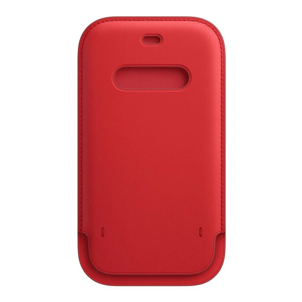 Apple Leather Sleeve with MagSafe for iPhone 12 Pro Max - (Product) Red