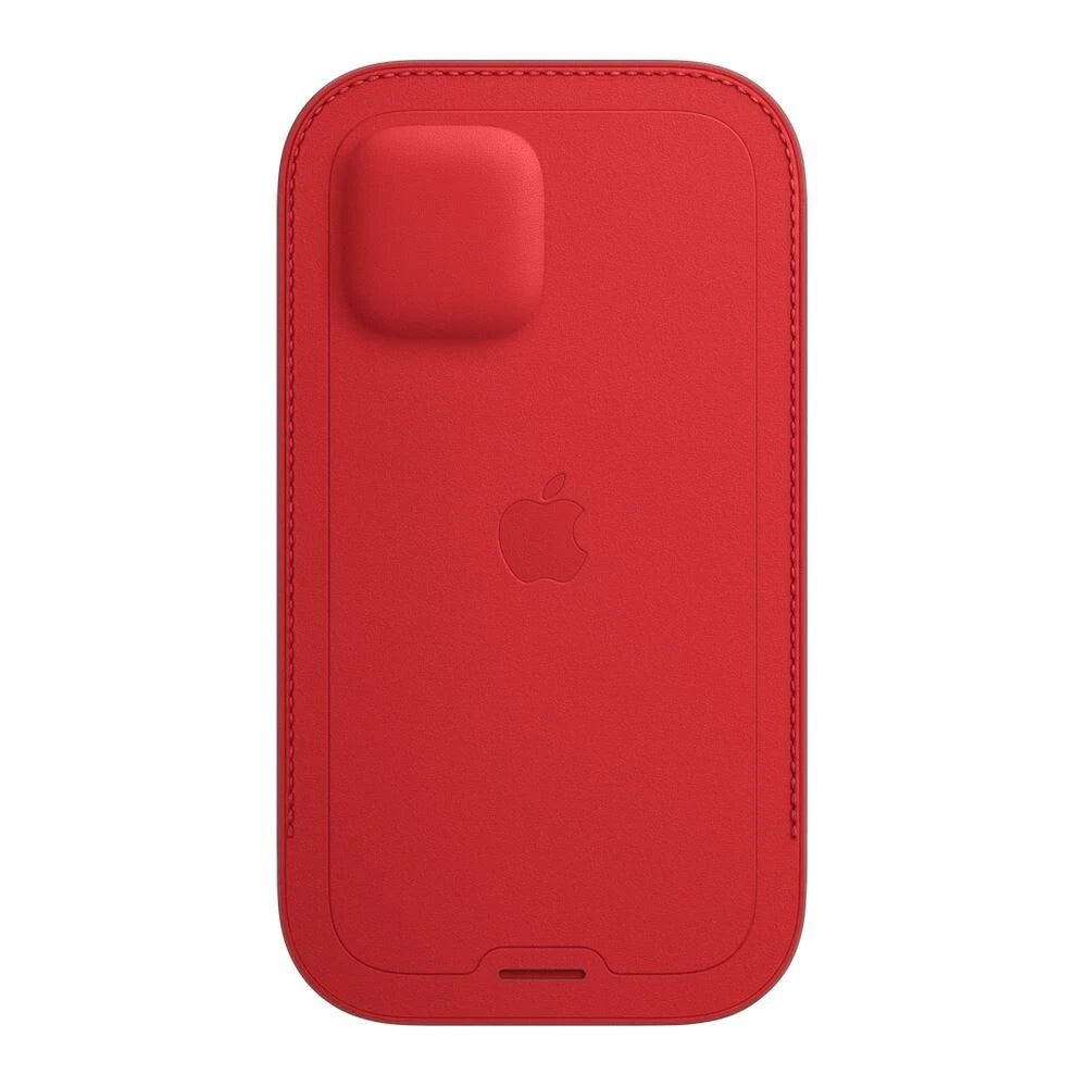 Apple Leather Sleeve with MagSafe for iPhone 12 Pro Max - (Product) Red
