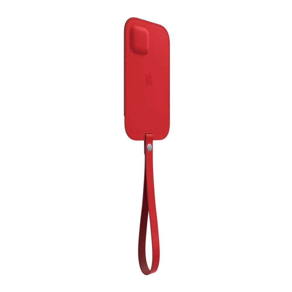 Apple Leather Sleeve with MagSafe for iPhone 12 Pro Max - (Product) Red