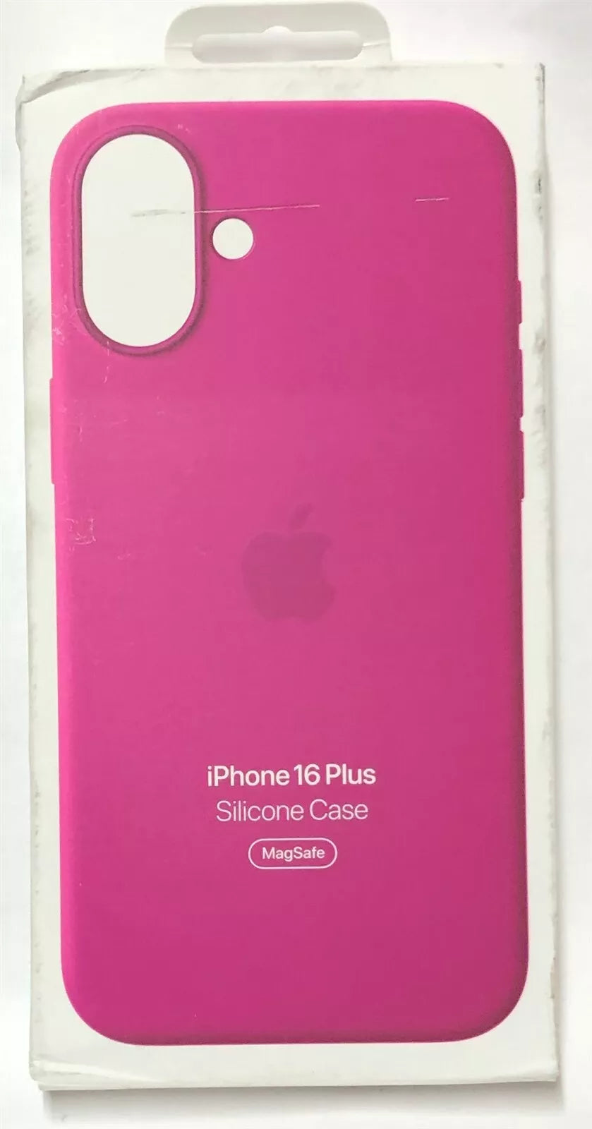 Apple - iPhone 16 Plus Silicone Case with MagSafe - Fuchsia