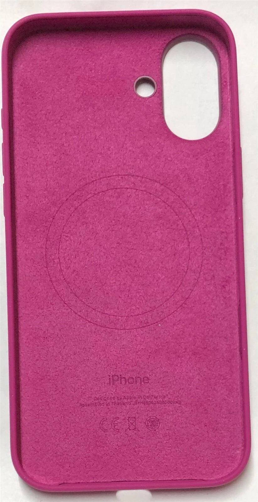 Apple - iPhone 16 Plus Silicone Case with MagSafe - Fuchsia