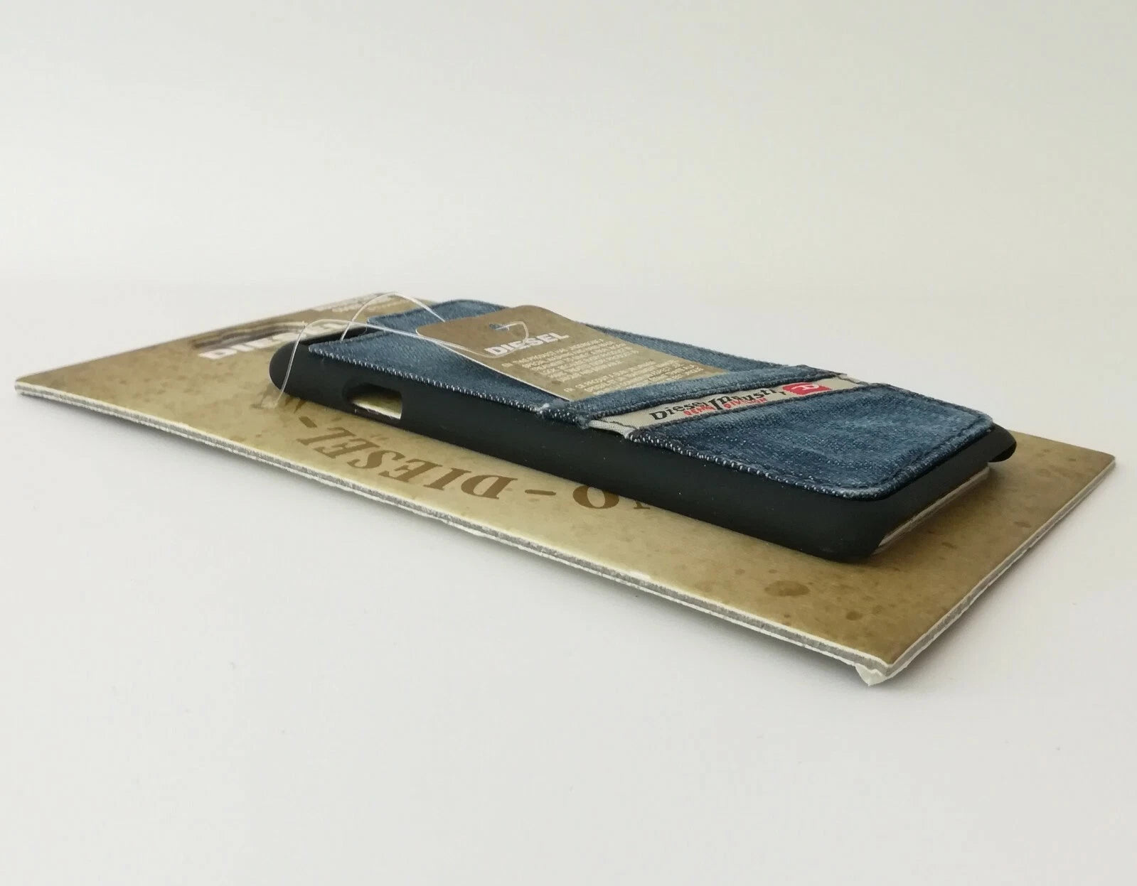 Diesel Pluton Pocket Snap Case 18313 for iPhone 6, silicone/denim blue used, original packaging